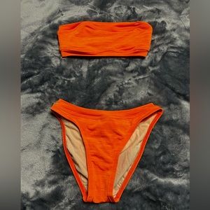 ORANGE tango rose swimwear